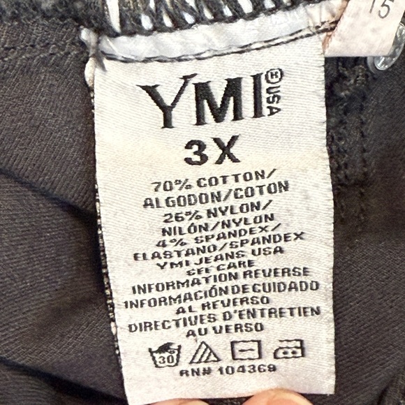 YMI Hyperstretch Women’s Charcoal Pants - Picture 5 of 5